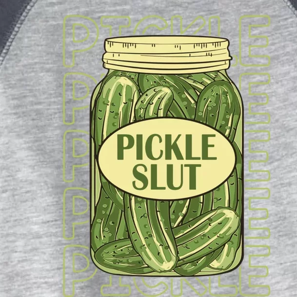 Pickle Slut Funny Canned Pickles Toddler Fine Jersey T-Shirt