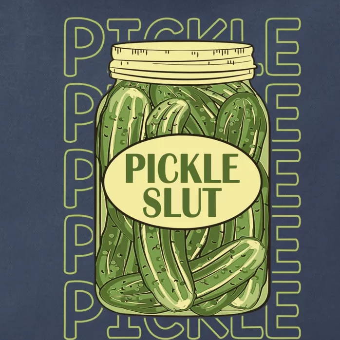 Pickle Slut Funny Canned Pickles Zip Tote Bag