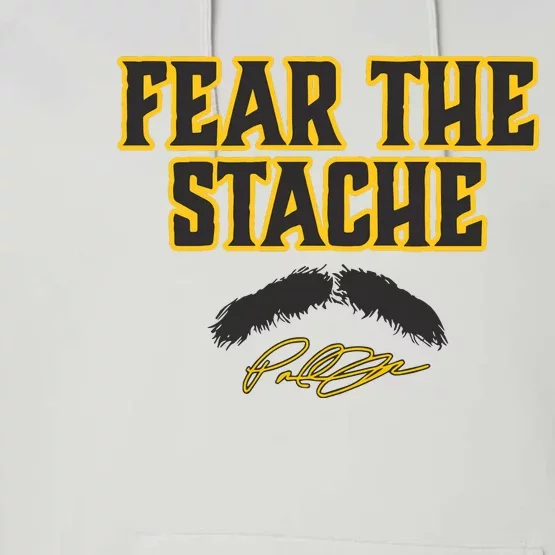 Paul Skenes Fear The Stache Pittsburgh Baseball Performance Fleece Hoodie