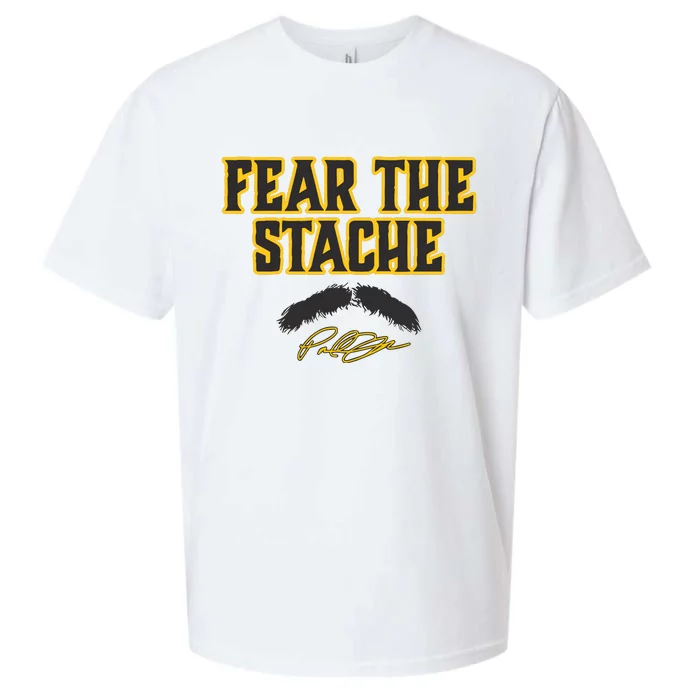 Paul Skenes Fear The Stache Pittsburgh Baseball Sueded Cloud Jersey T-Shirt