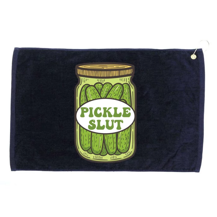 Pickle Slut Funny Canned Pickles Grommeted Golf Towel