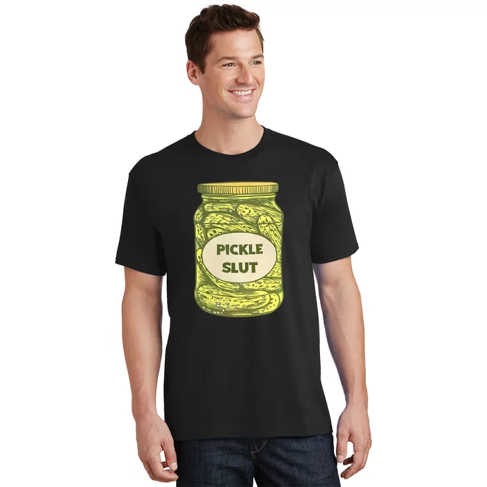 Pickle Slut Funny Canned Pickles T-Shirt