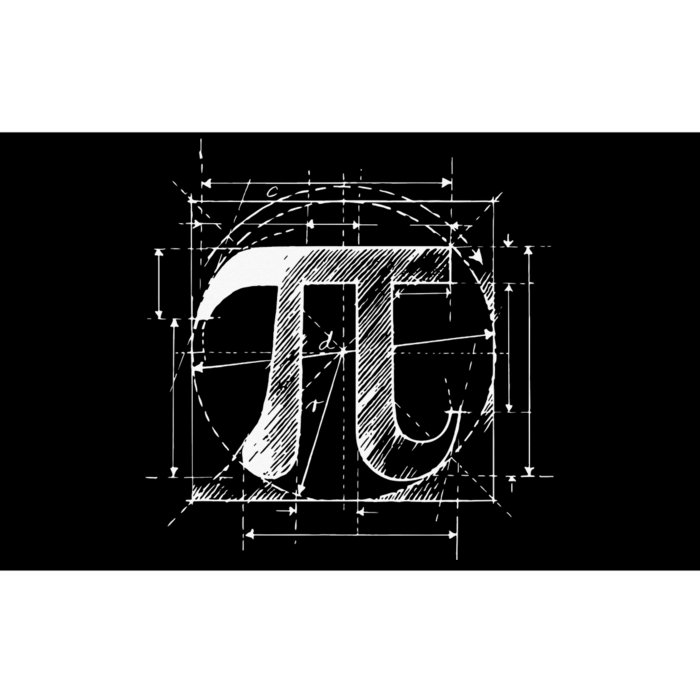 Pi Symbol Funny Math Teacher Pi Day Bumper Sticker