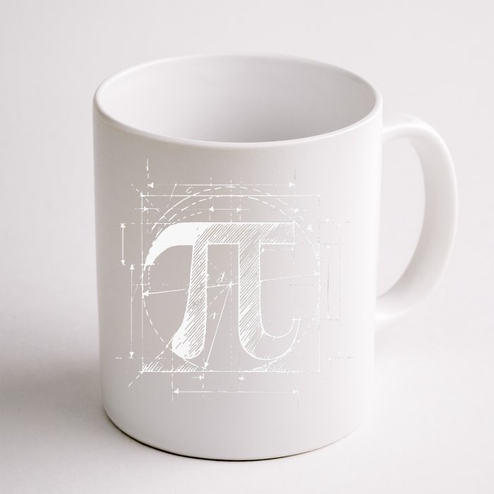 Pi Symbol Funny Math Teacher Pi Day Front & Back Coffee Mug