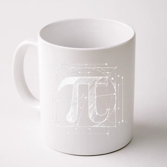 Pi Symbol Funny Math Teacher Pi Day Front & Back Coffee Mug