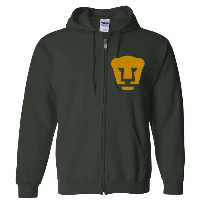 Pumas Supporter Fan Mexico Mexican Full Zip Hoodie