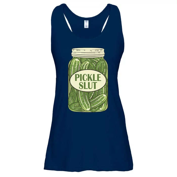 Pickle Slut Funny Ladies Essential Flowy Tank