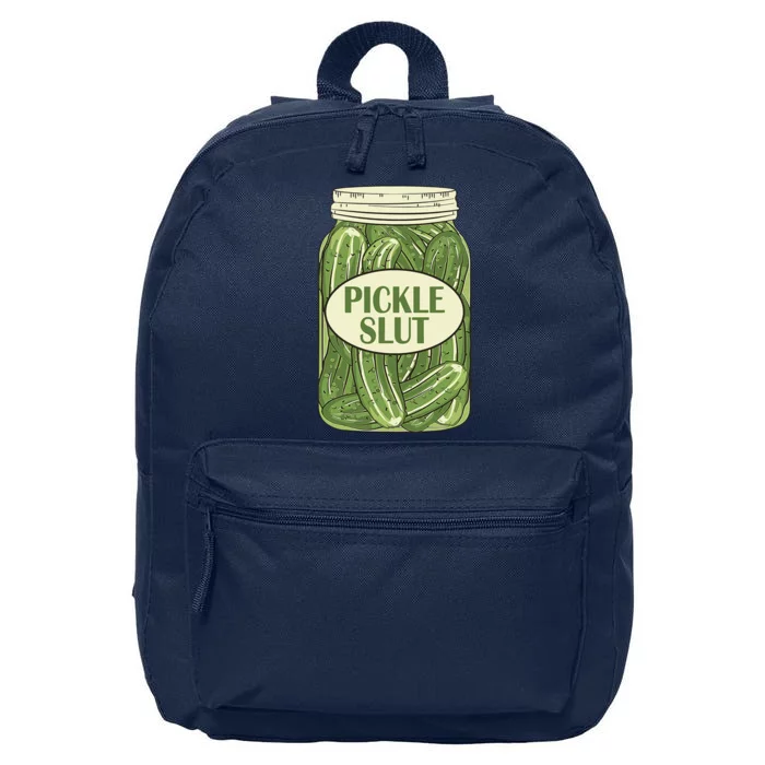 Pickle Slut Funny 16 in Basic Backpack