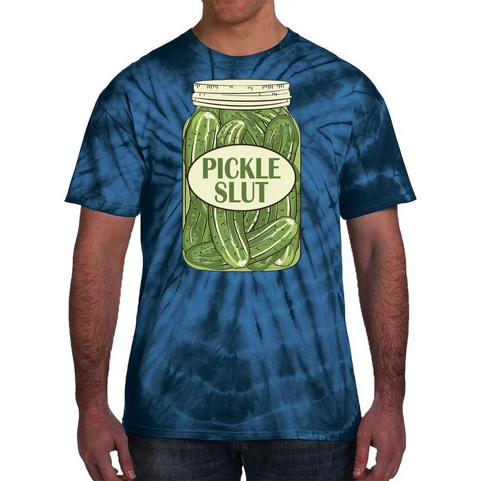 Pickle Slut Funny Tie-Dye T-Shirt