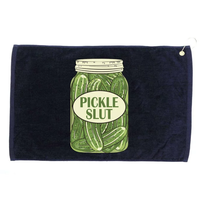 Pickle Slut Funny Grommeted Golf Towel