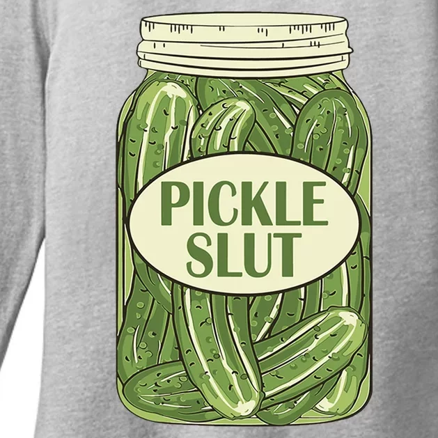 Pickle Slut Funny Womens CVC Long Sleeve Shirt