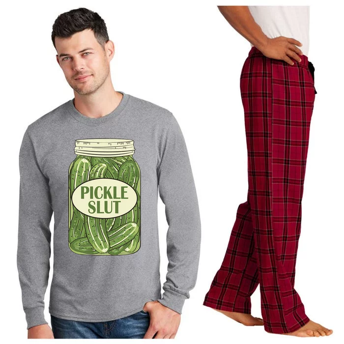 Pickle Slut Funny Long Sleeve Pajama Set