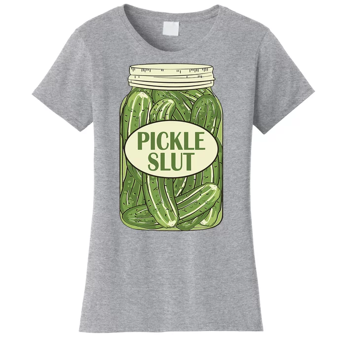 Pickle Slut Funny Women's T-Shirt