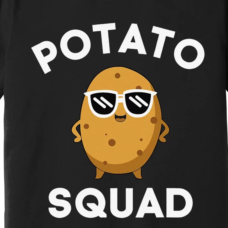 POTATO SQUAD Funny Smiling Vegetarian Matching Potato Lovers Premium T-Shirt