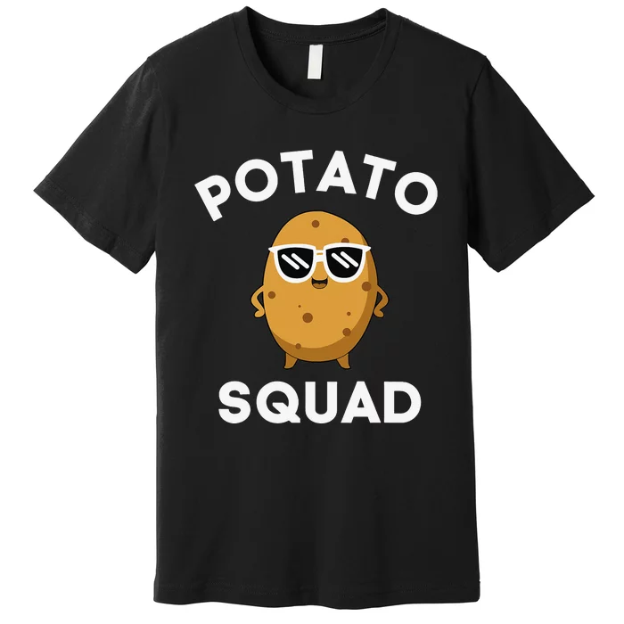 POTATO SQUAD Funny Smiling Vegetarian Matching Potato Lovers Premium T-Shirt