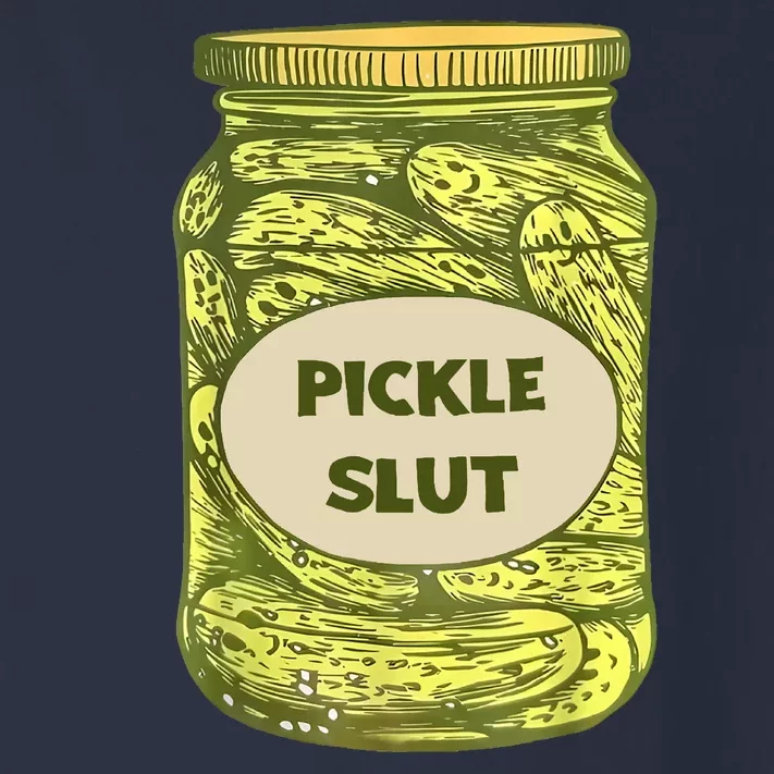 Pickle Slut Funny Canned Pickles Toddler Long Sleeve Shirt