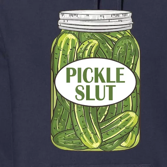 Pickle Slut Funny Canned Pickles Premium Hoodie