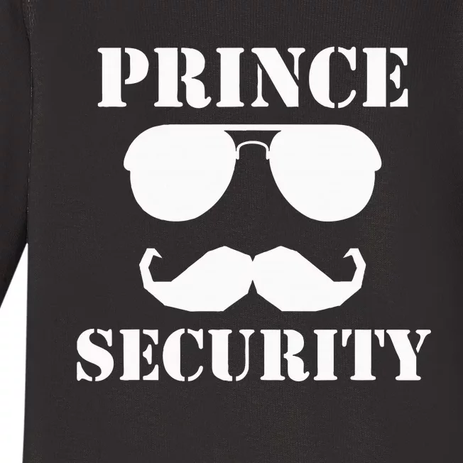 Prince Security Family Guardian Safety Officer Baby Long Sleeve Bodysuit