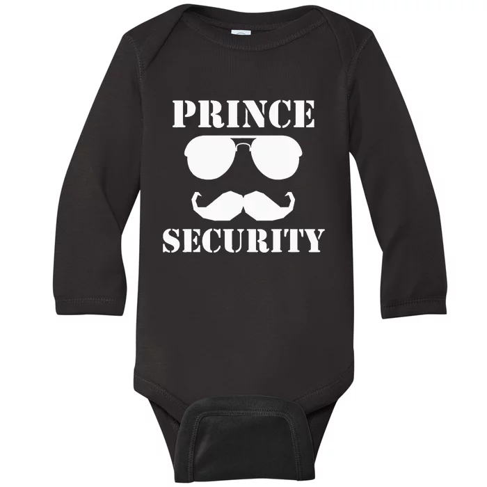 Prince Security Family Guardian Safety Officer Baby Long Sleeve Bodysuit