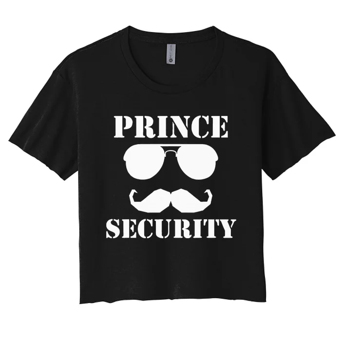 Prince Security Family Guardian Safety Officer Women's Crop Top Tee