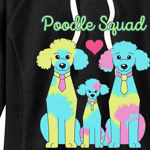 Poodle Squad Fun Design Women's Fleece Hoodie