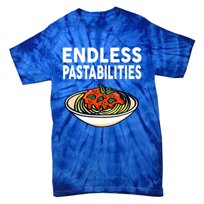 Pasta Spaghetti Funny Endless Pastabilities Tie-Dye T-Shirt