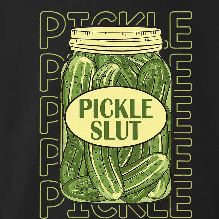 Pickle Slut Funny Pickle Slut Who Loves Pickles Apaprel Toddler Hoodie