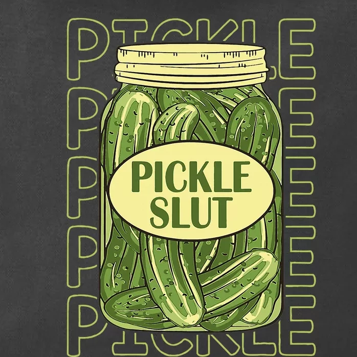 Pickle Slut Funny Pickle Slut Who Loves Pickles Zip Tote Bag