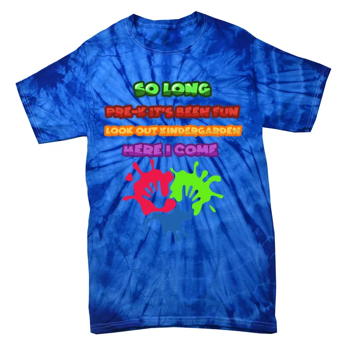 PreK School Funny Kindergarten Gift Tie-Dye T-Shirt