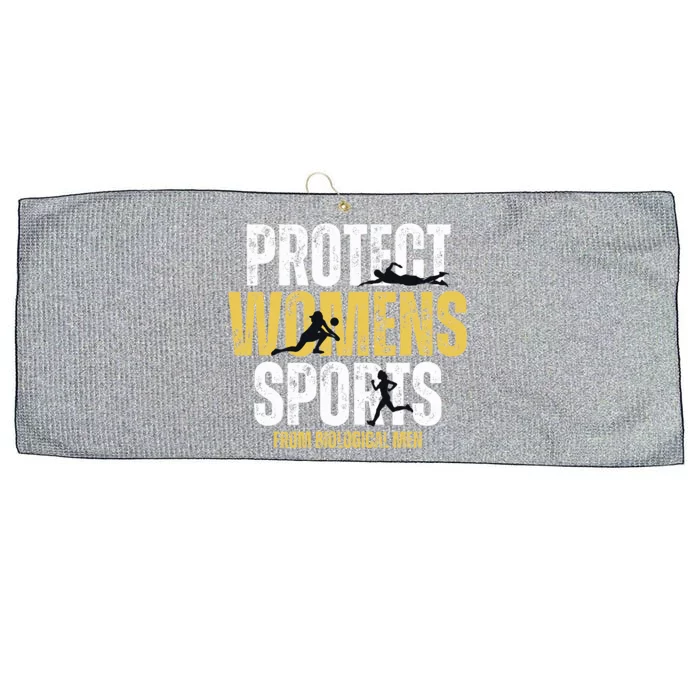 Protect Sports From Biological Political Large Microfiber Waffle Golf Towel