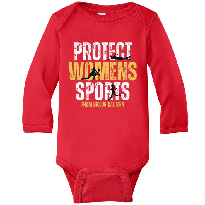 Protect Sports From Biological Political Baby Long Sleeve Bodysuit