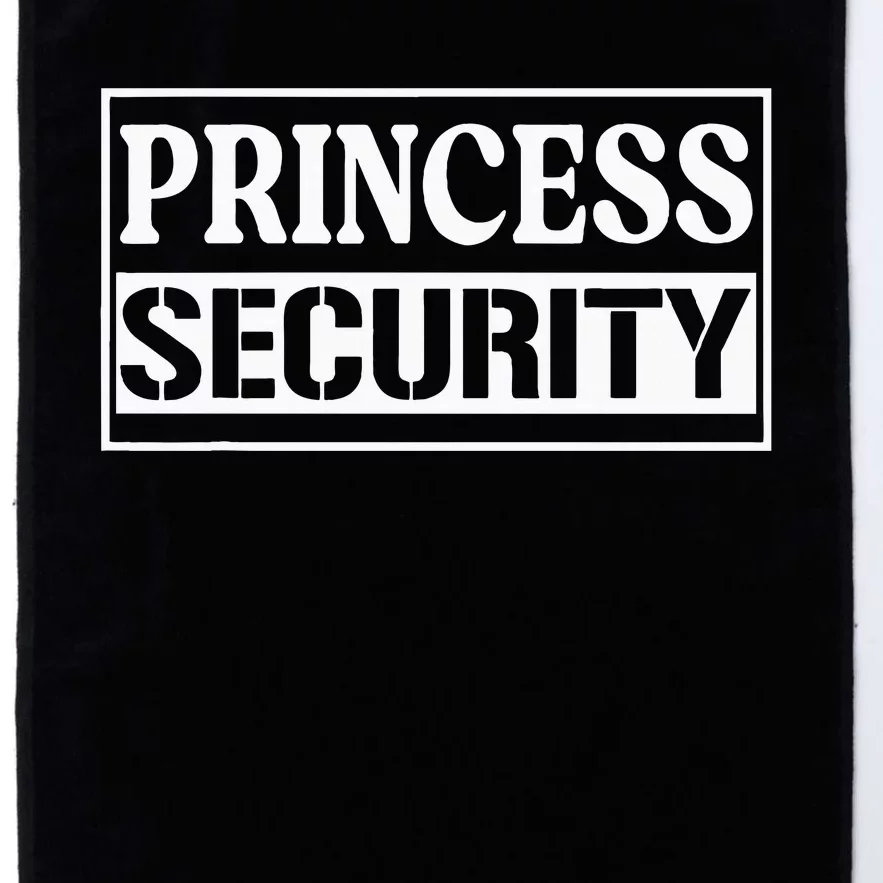 Princess Security Funny Birthday Halloween Party Design Platinum Collection Golf Towel