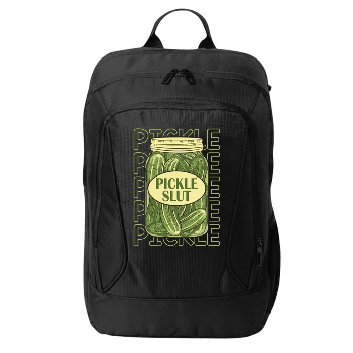 Pickle Slut Funny Pickle Slut Who Loves Pickles Apaprel City Backpack