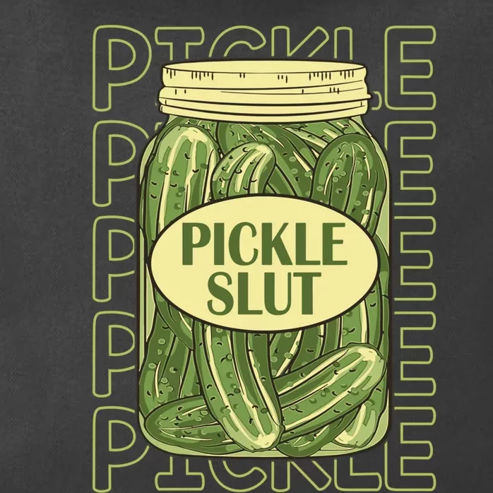 Pickle Slut Funny Pickle Slut Who Loves Pickles Apaprel Zip Tote Bag