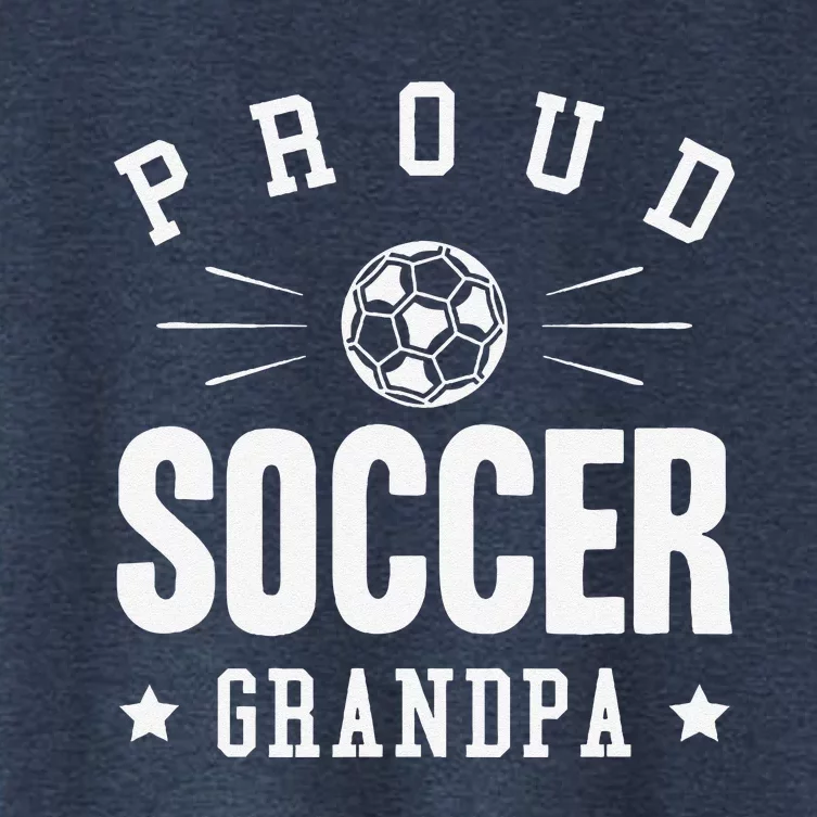 Proud Soccer Grandpa Gift Women's Crop Top Tee