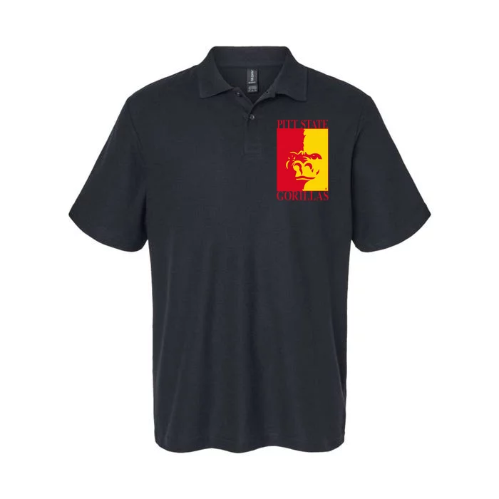 Pittsburg State Gorillas Pitt State Logo Softstyle Adult Sport Polo