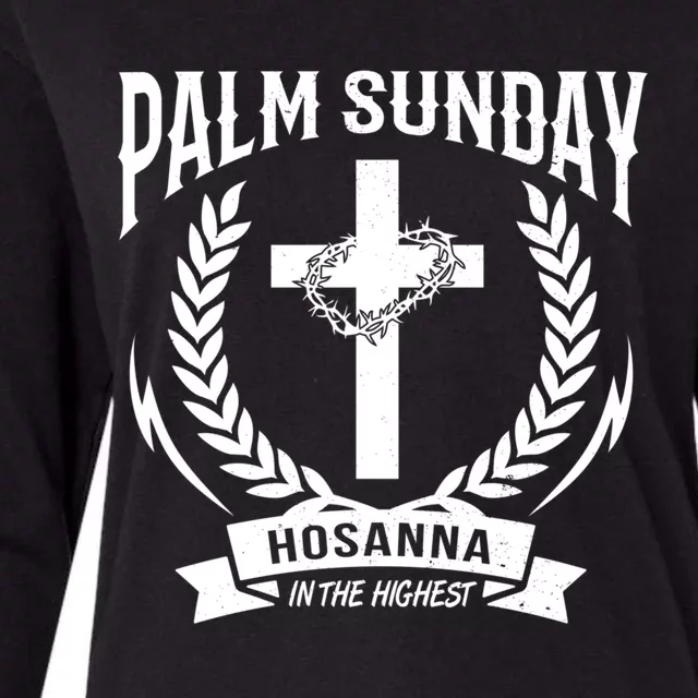 Palm Sunday Gift Palm Leaf Gift Gift Womens Cotton Relaxed Long Sleeve T-Shirt