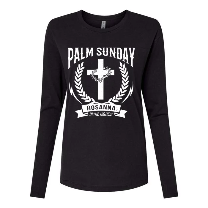 Palm Sunday Gift Palm Leaf Gift Gift Womens Cotton Relaxed Long Sleeve T-Shirt