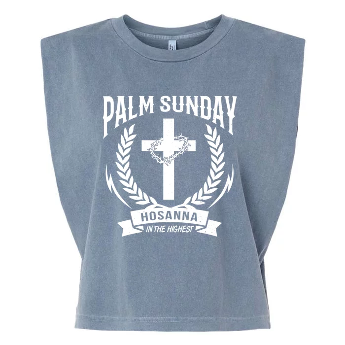 Palm Sunday Gift Palm Leaf Gift Gift Garment-Dyed Women's Muscle Tee