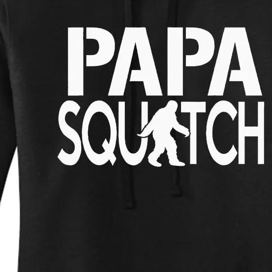 Papa Squatch Gifts for Dad Sasquatch Bigfoot Women's Pullover Hoodie