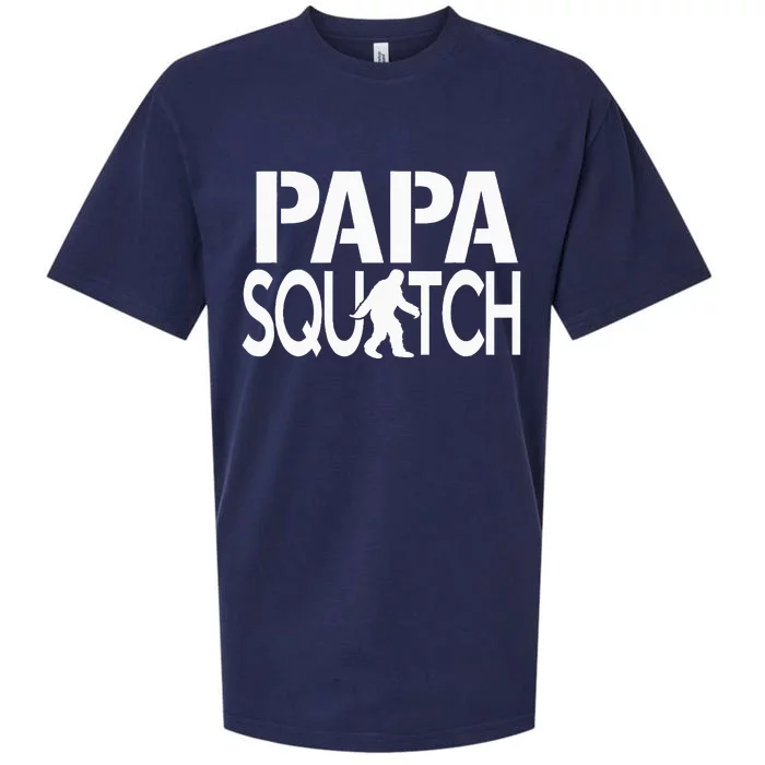 Papa Squatch Gifts for Dad Sasquatch Bigfoot Sueded Cloud Jersey T-Shirt