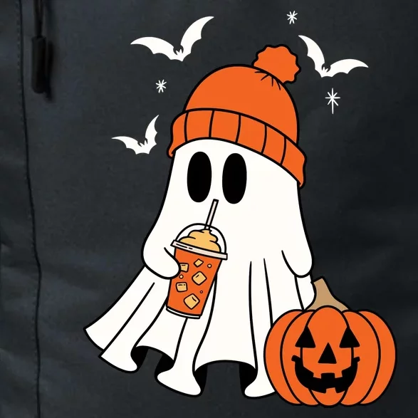 Pumpkin Spice Ghost Spooky Season Daily Commute Backpack