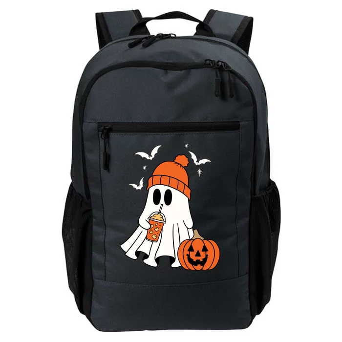 Pumpkin Spice Ghost Spooky Season Daily Commute Backpack