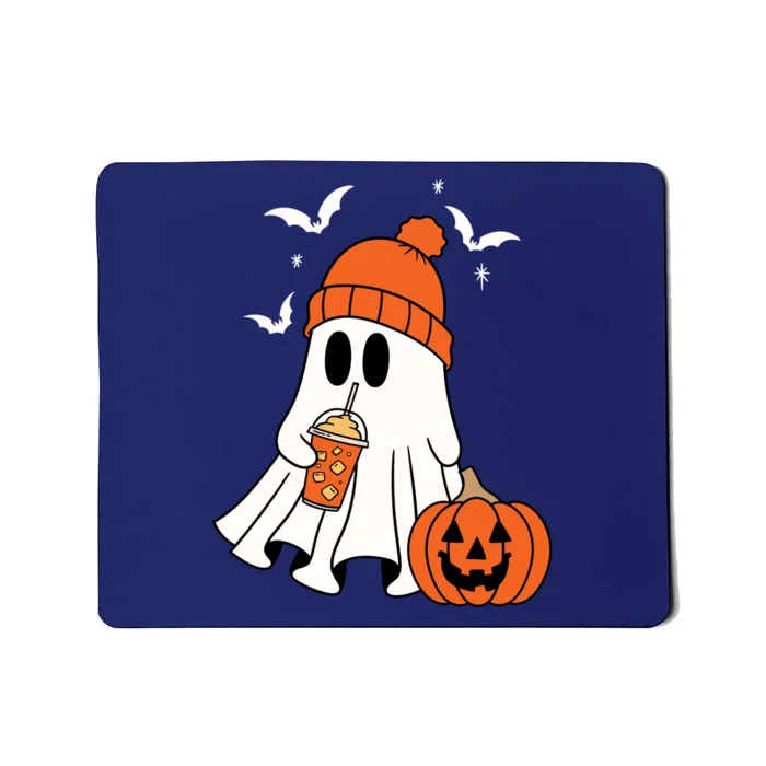 Pumpkin Spice Ghost Spooky Season Mousepad