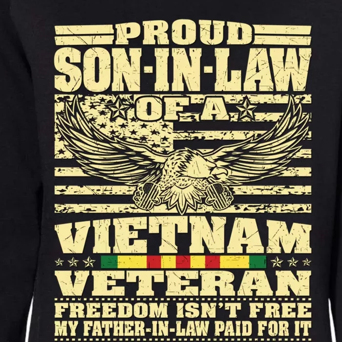 Proud Songreat Giftingreat Giftlaw Of A Vietnam Veteran Great Gift Womens California Wash Sweatshirt