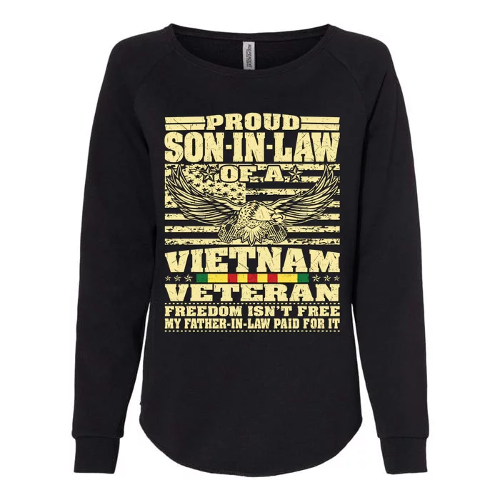 Proud Songreat Giftingreat Giftlaw Of A Vietnam Veteran Great Gift Womens California Wash Sweatshirt