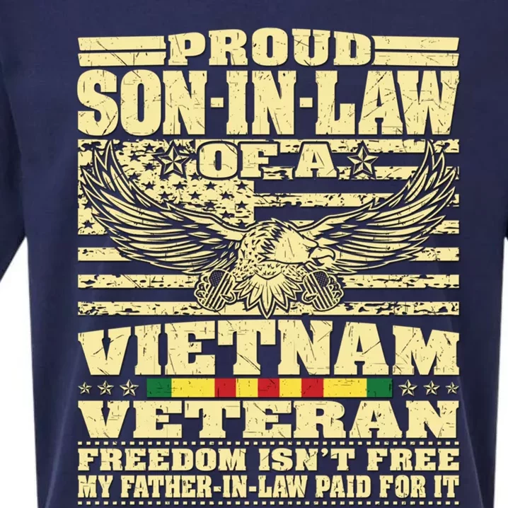 Proud Songreat Giftingreat Giftlaw Of A Vietnam Veteran Great Gift Sueded Cloud Jersey T-Shirt