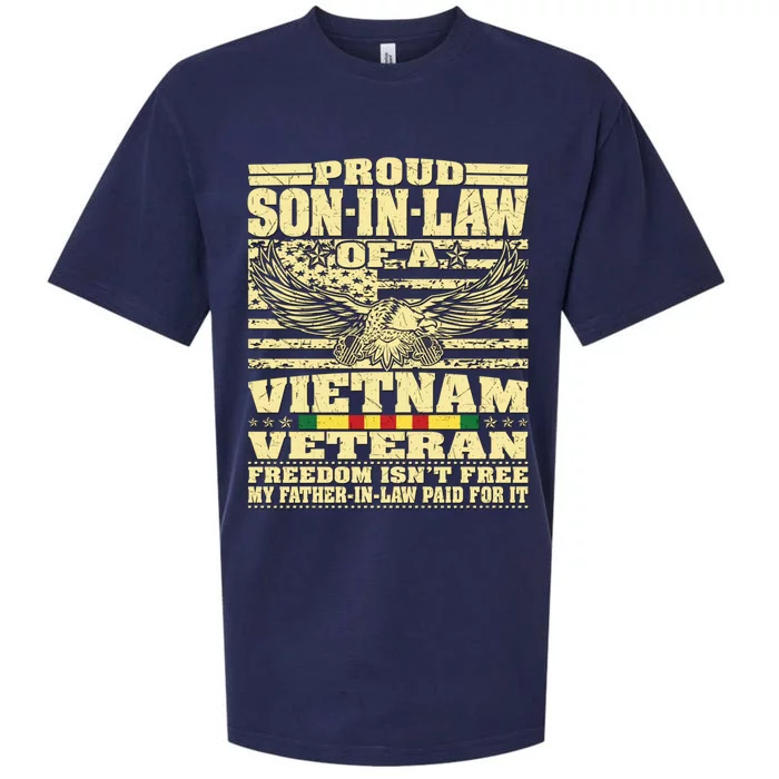 Proud Songreat Giftingreat Giftlaw Of A Vietnam Veteran Great Gift Sueded Cloud Jersey T-Shirt