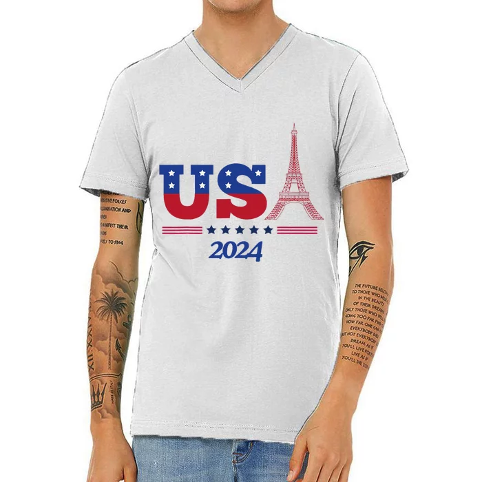 Paris Sport Games V-Neck T-Shirt