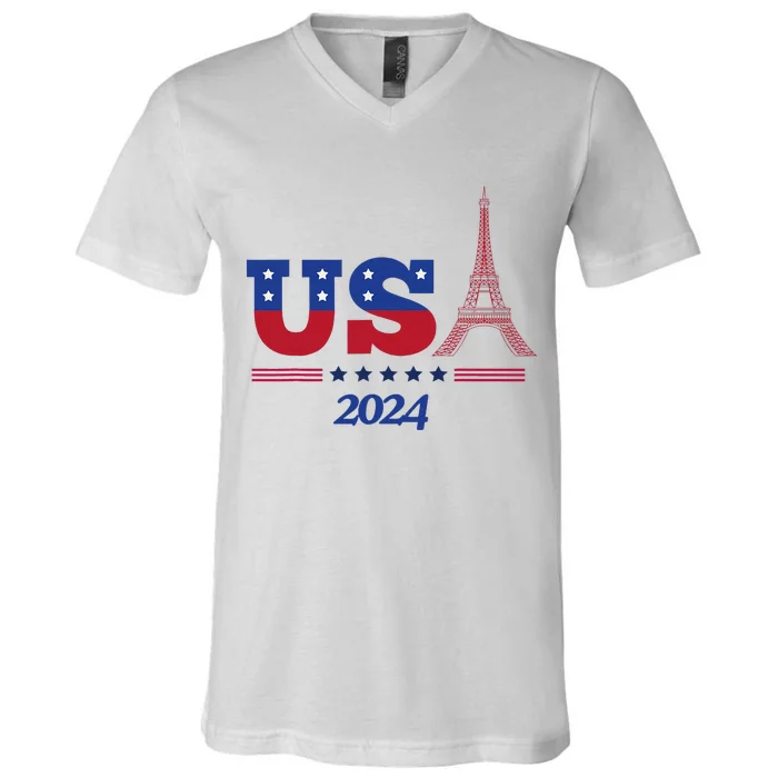 Paris Sport Games V-Neck T-Shirt